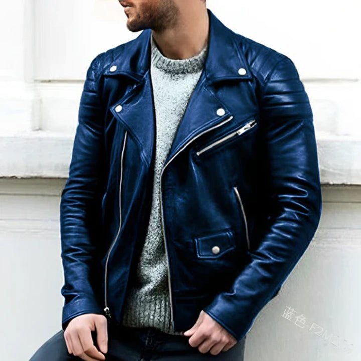 Drune | Bikerjacke aus Leder für Männer