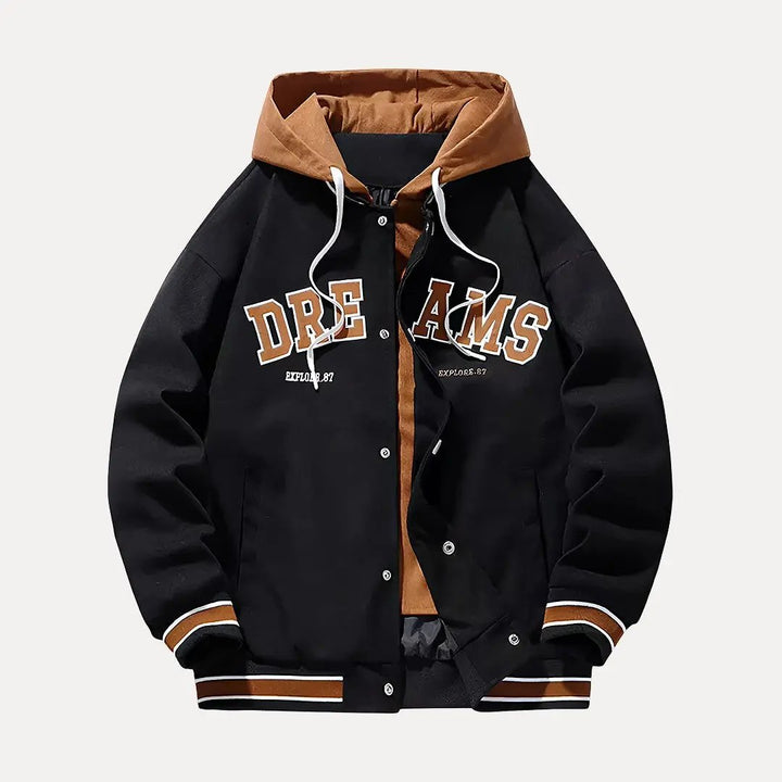 Drune | Kapuzen Baseball Varsity Jacke