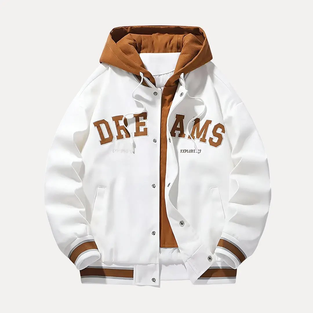 Drune | Kapuzen Baseball Varsity Jacke