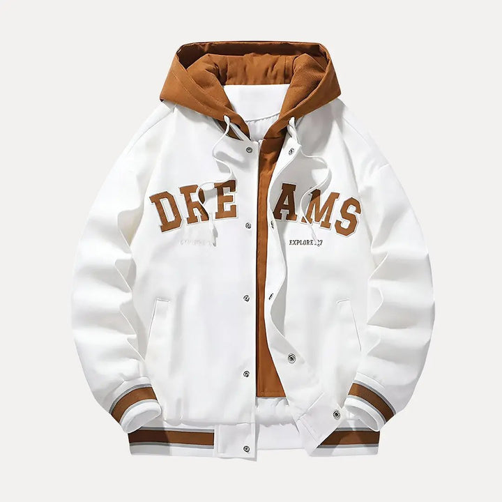 Drune | Kapuzen Baseball Varsity Jacke