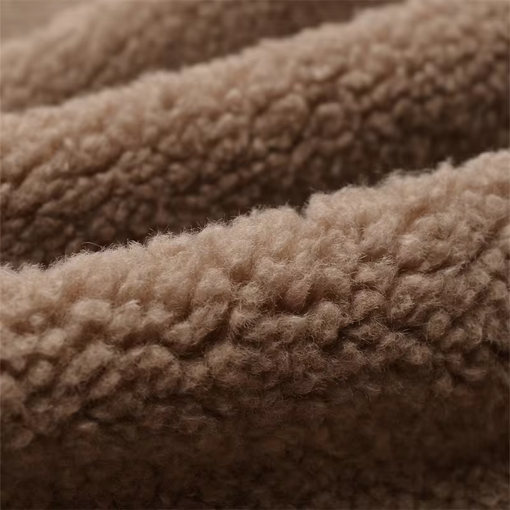Drune | Short women's jacket with teddy fleece