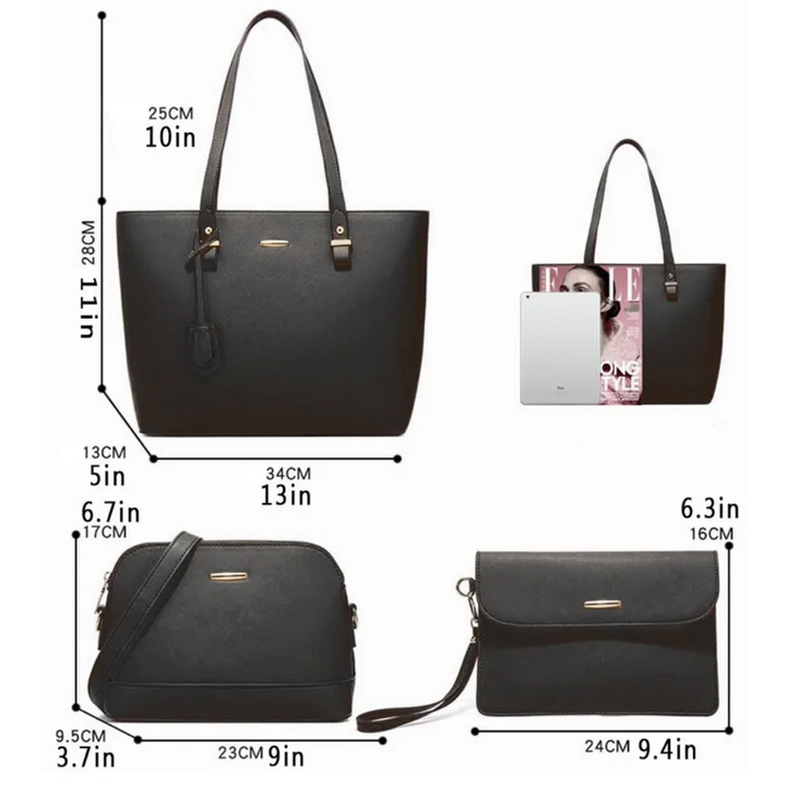 Drune | 4-Teiliges Taschen-Set – Praktisch und Stilvoll