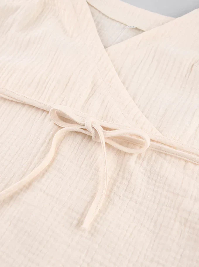 Drune | Elegantes Wickelkleid aus Baumwolle