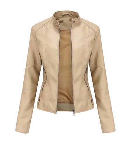Drune | Lederjacke für Frauen mit Mao