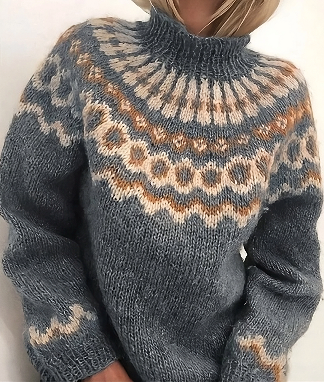 Drune | Warmer Island-Pullover mit Rollkragen