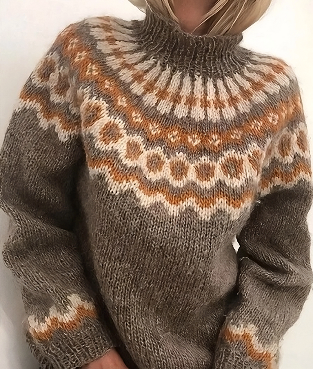 Drune | Warmer Island-Pullover mit Rollkragen
