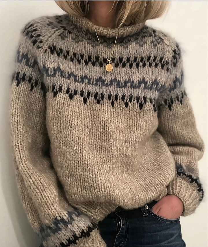Drune | Warmer Island-Pullover mit Rollkragen