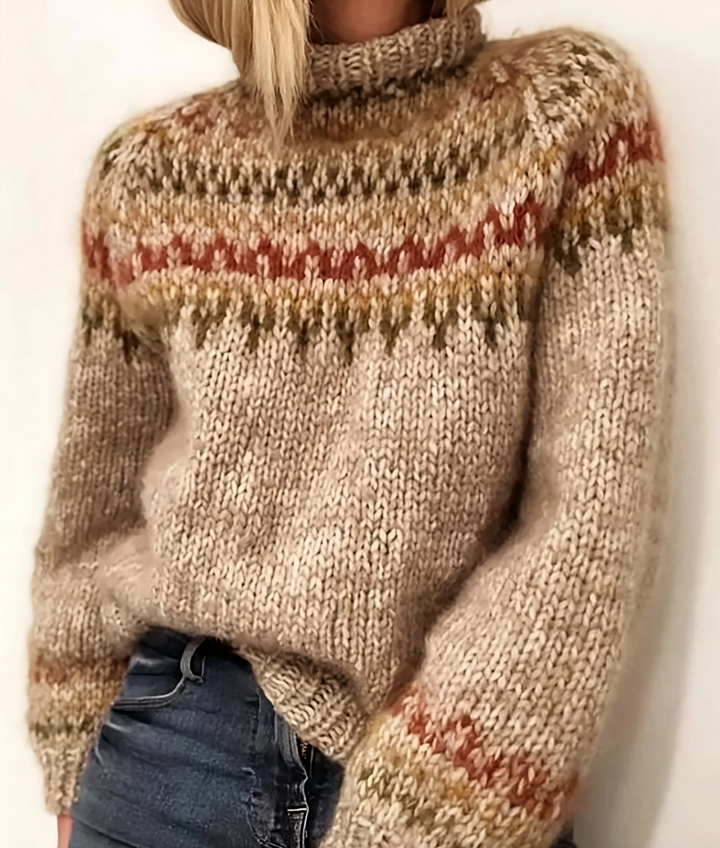 Drune | Warmer Island-Pullover mit Rollkragen