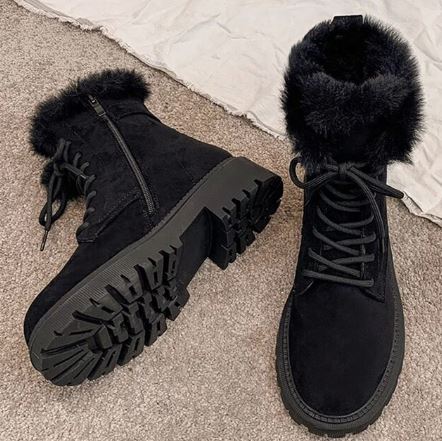 Drune | Rutschfeste Warme Schneestiefel mit Reißverschluss