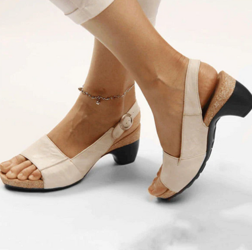 Drune - Bequeme, elegante Schuhe mit niedrigem, klobigem Absatz