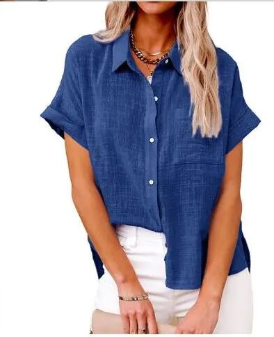 Drune | Damen Top Stilvolle Jeansbluse Lässiger Und Moderner Look