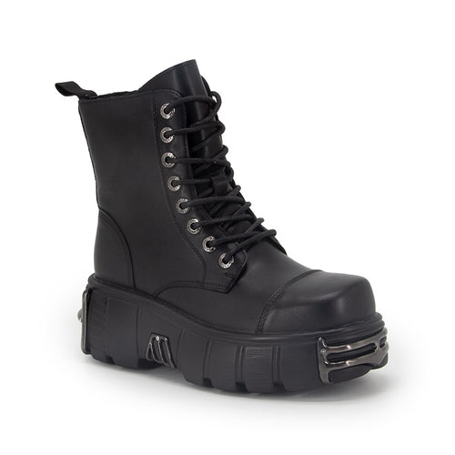 Drune | Damen Stiefeletten Damen Motorradstiefel