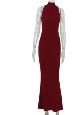 Damen Elegantes Abendkleid mit Glitzer Drune
