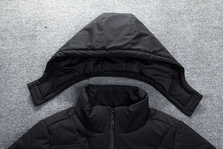Drune | Extra warme abnehmbare Winterjacke mit Kapuze