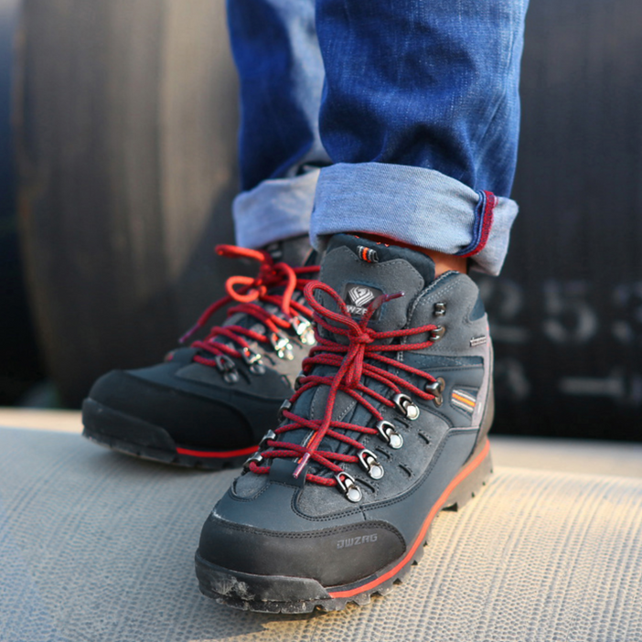 Drune | LanglDruneige Leichte Wanderstiefel mit Anti Rutsch Griff