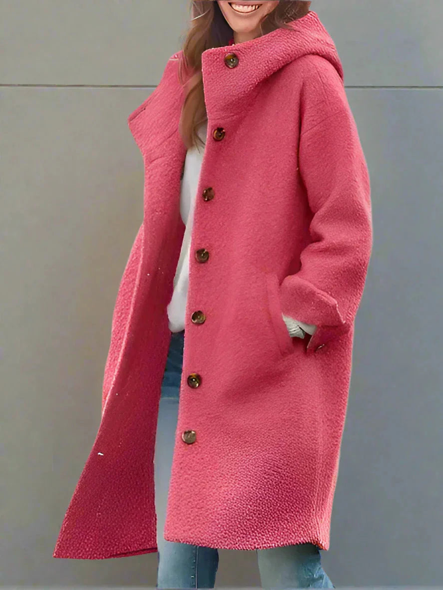 Drune | Wolle Teddy Extra Große Jacke Lange Winterjacken für Damen