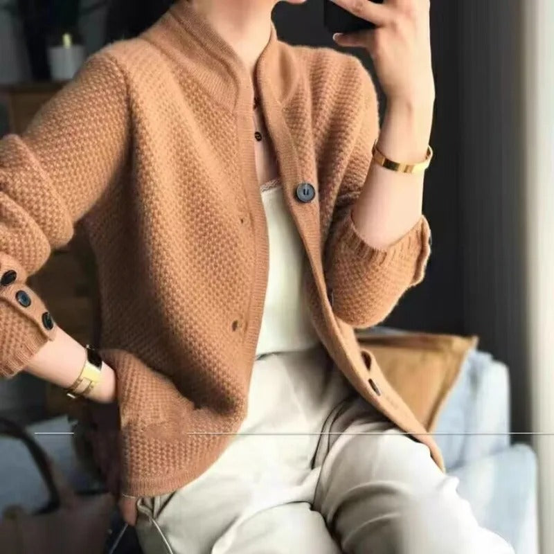 Drune | Cardigan für Damen, Knopfverschluss - Regulärer Schnitt