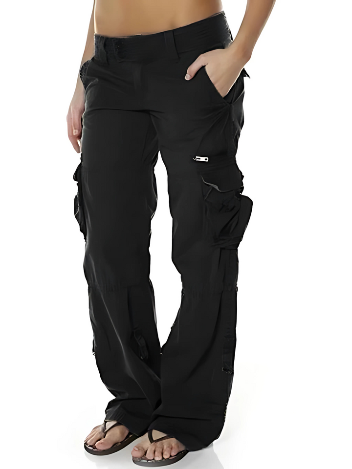 Drune | Cargo-Hose für Damen - Lockerer Schnitt mit Taschen