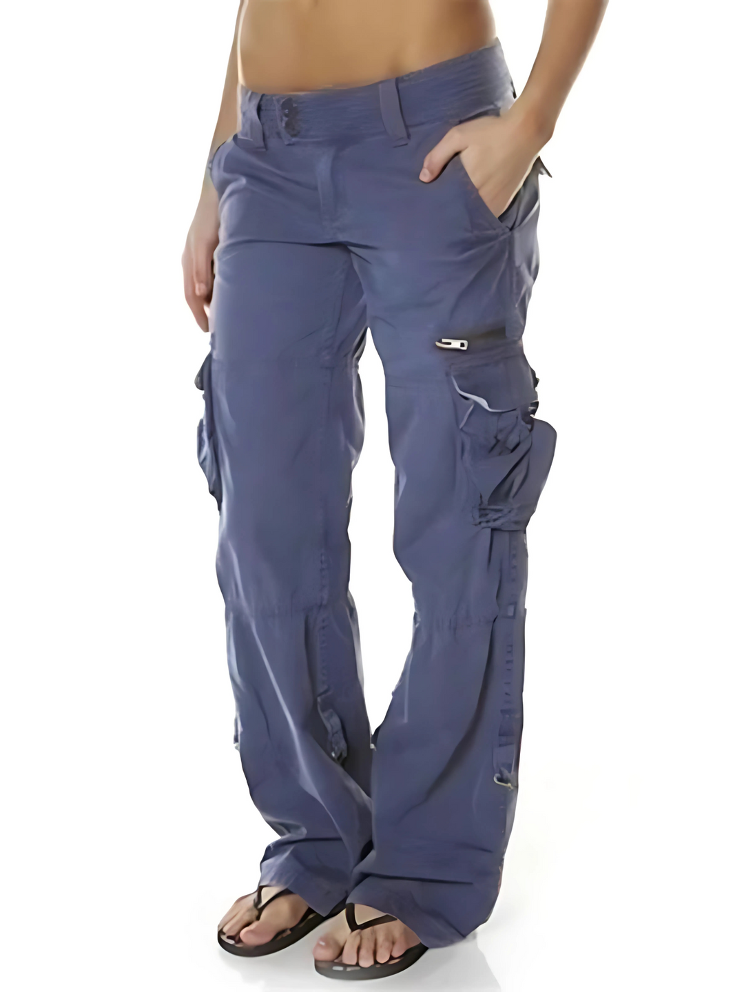 Drune | Cargo-Hose für Damen - Lockerer Schnitt mit Taschen