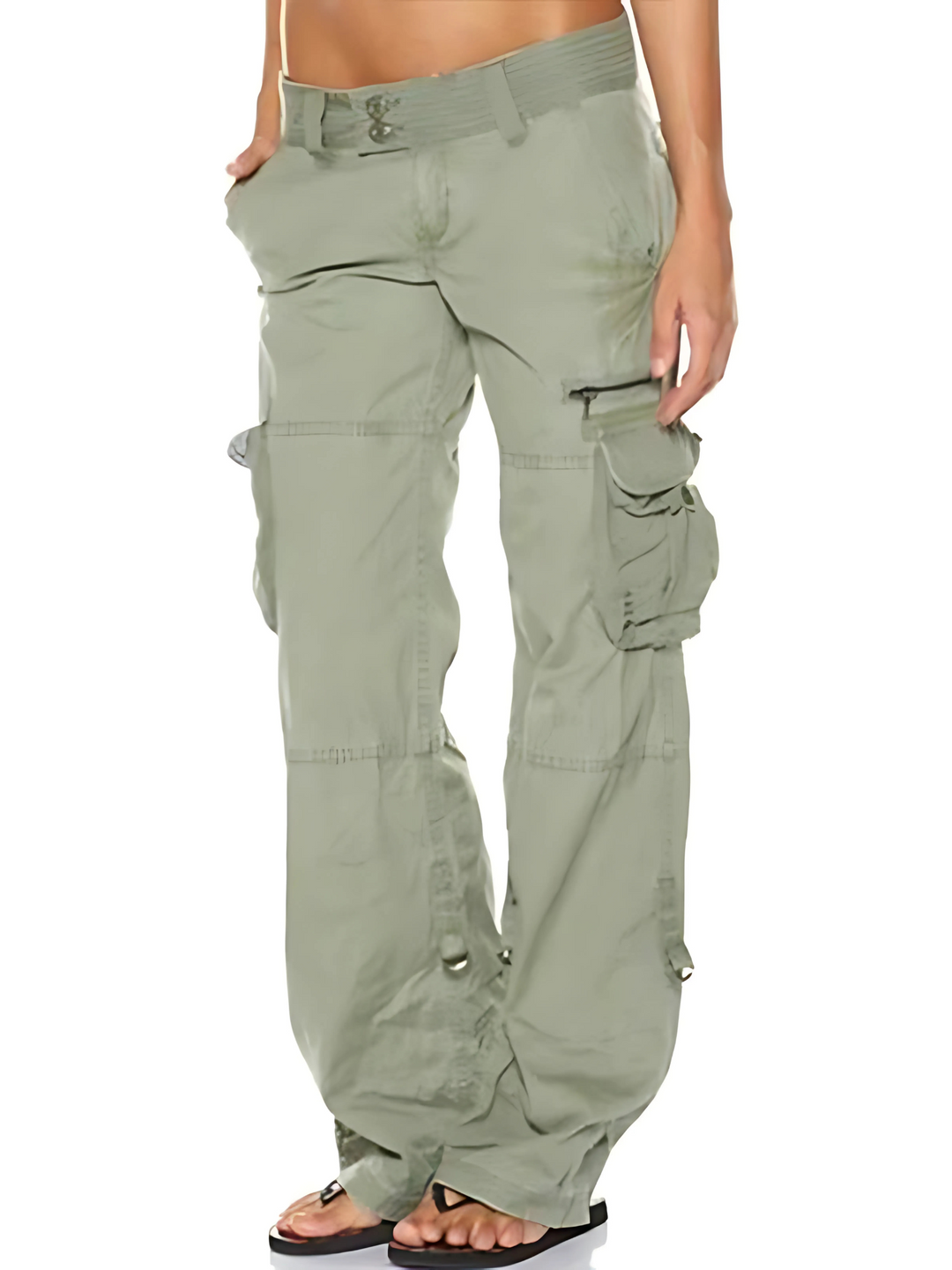 Drune | Cargo-Hosen für Damen - Entspannte Passform mit Taschen