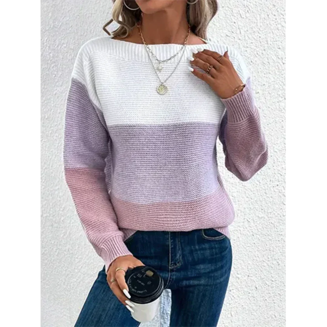 Drune | Damen Winterpullover Lebendige kuschelige Strickwaren
