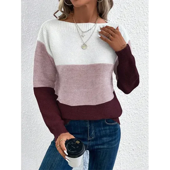 Drune | Damen Winterpullover Lebendige kuschelige Strickwaren