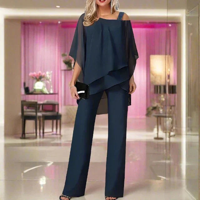 Drune | Luxus-Chiffon-Set Für Elegante Abende