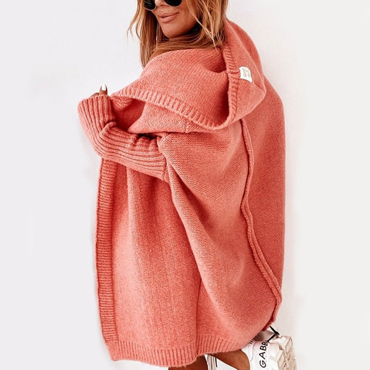 Drune | Strickjacke Lang mit Kapuze