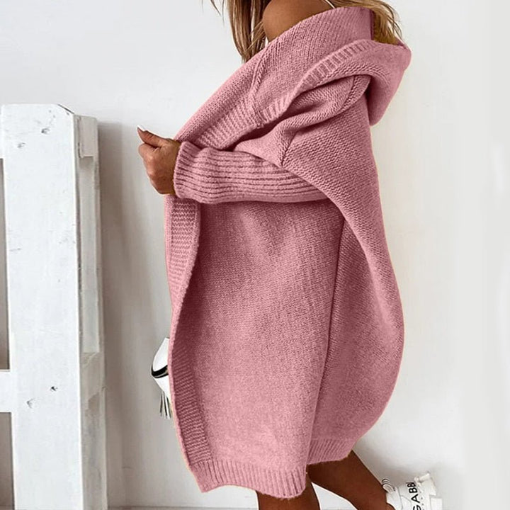 Drune | Strickjacke Lang mit Kapuze
