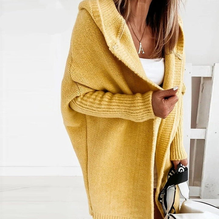Drune | Strickjacke Lang mit Kapuze