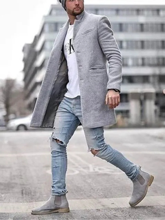 Drune | Stilvoller Mantel für Herren Winter
