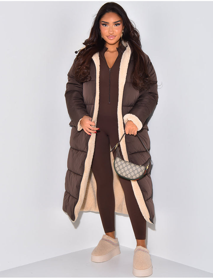 Drune | Warme Gefütterte Winterjacke für Damen - Wendbare Fleecejacke