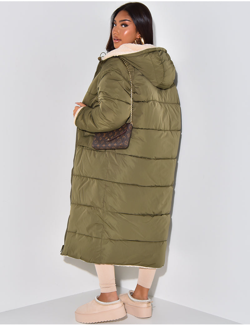 Drune | Warme Gefütterte Winterjacke für Damen - Wendbare Fleecejacke