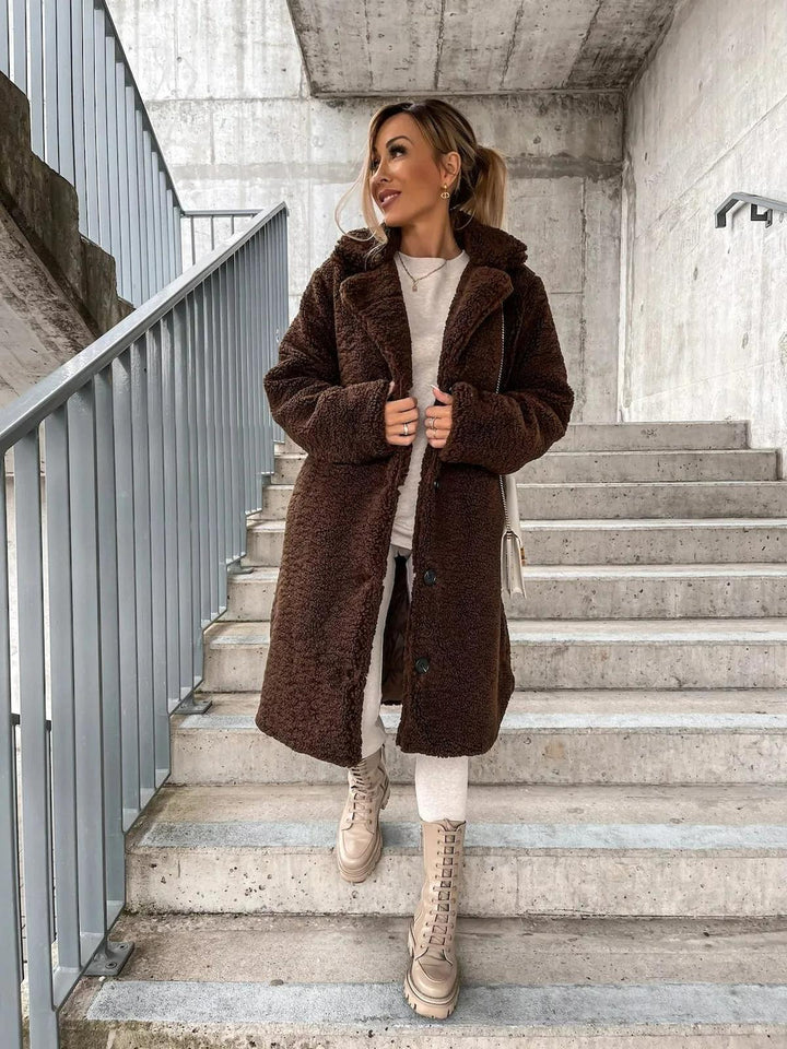 Drune | Cashmere Plüsch Trenchcoat Für Frauen