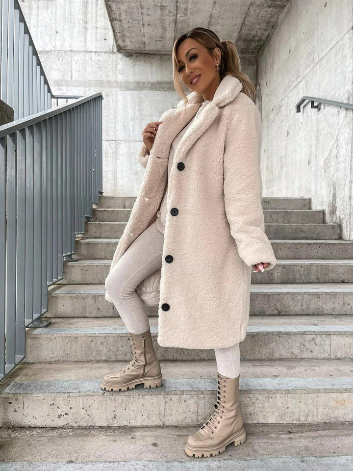 Drune | Cashmere Plüsch Trenchcoat Für Frauen