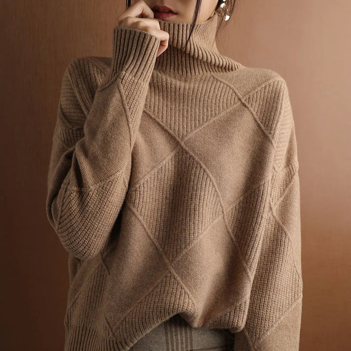 Drune | Kuscheliger Damen-Rollkragenpullover aus Kaschmir