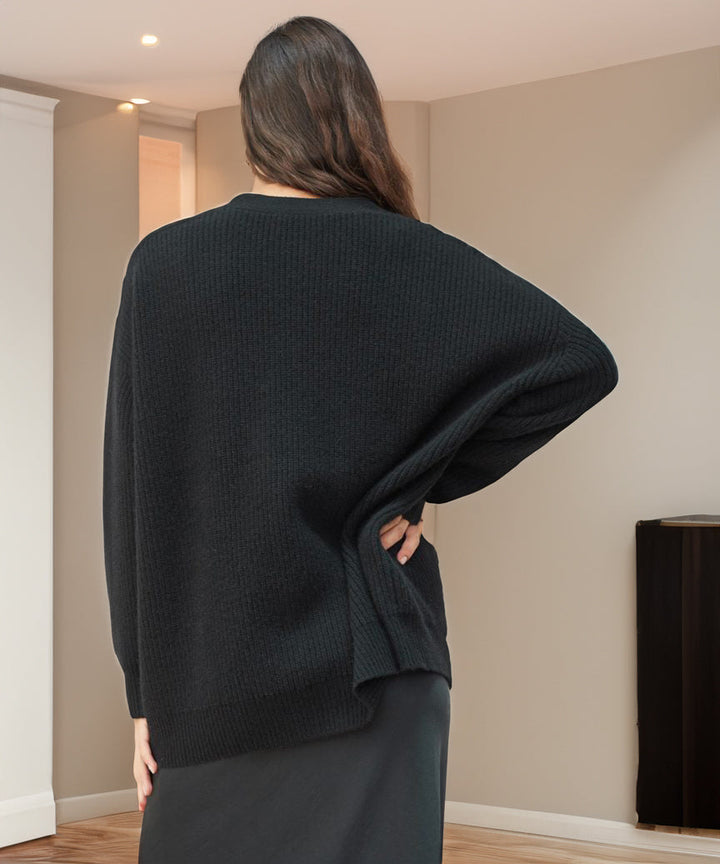 Drune - Lässige Kokon-Strickjacke