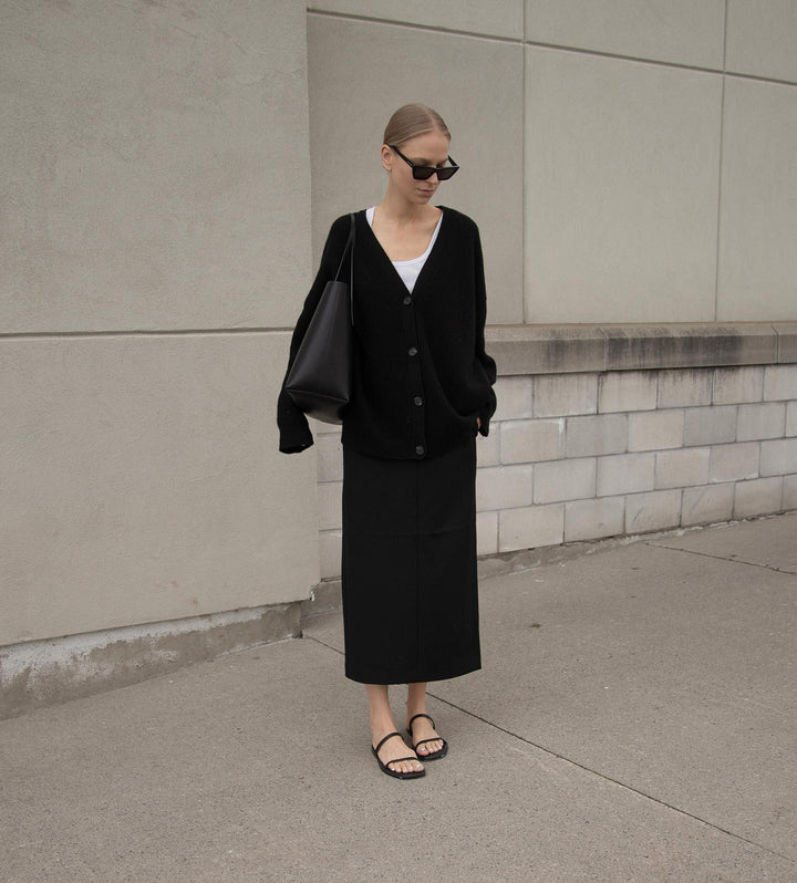 Drune - Lässige Kokon-Strickjacke