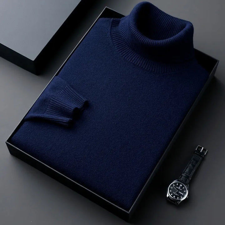 Drune | Kaschmirpullover für Herren - Rollkragen, Klassische Passform