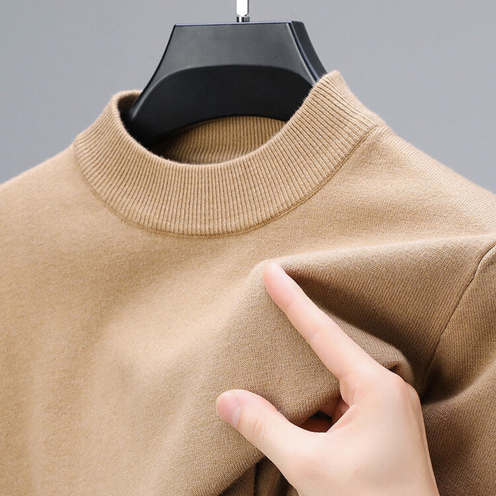 Drune | Kaschmirpullover für Herren - Eleganter Saum, Taillierte Passform