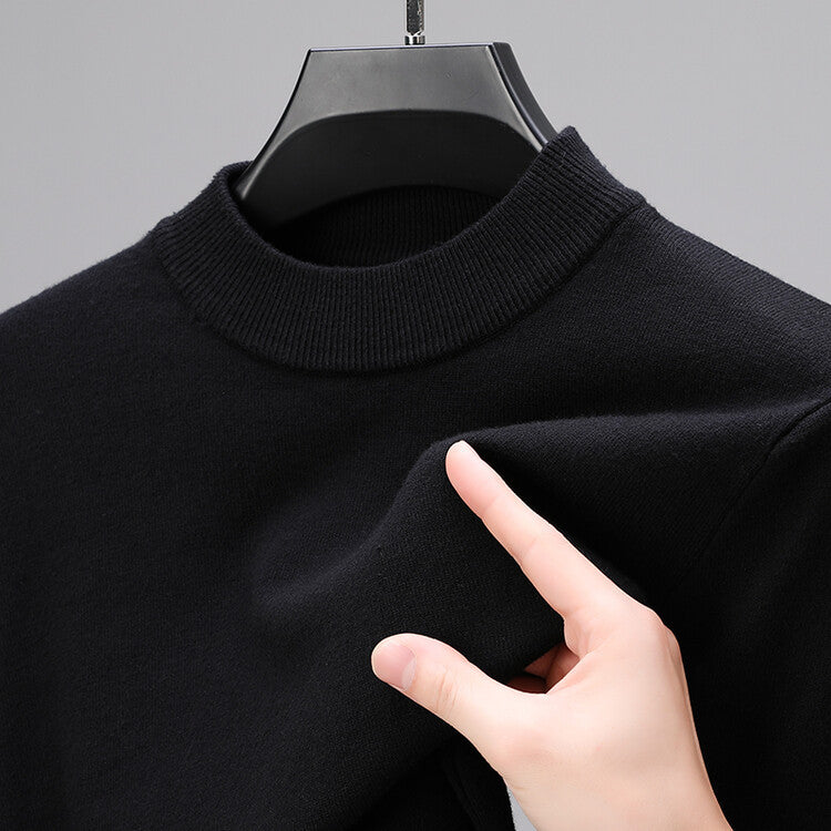 Drune | Kaschmirpullover für Herren - Eleganter Saum, Taillierte Passform