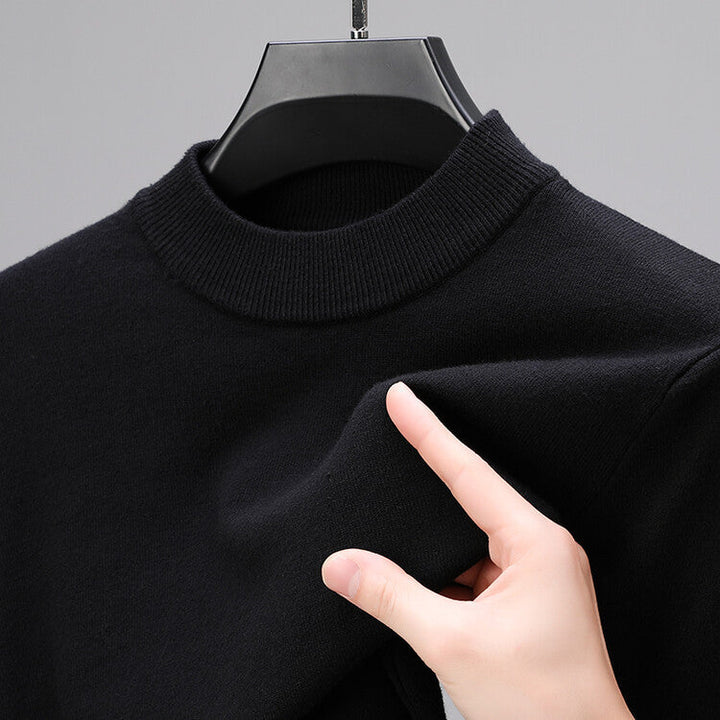 Drune | Kaschmirpullover für Herren - Eleganter Saum, Taillierte Passform