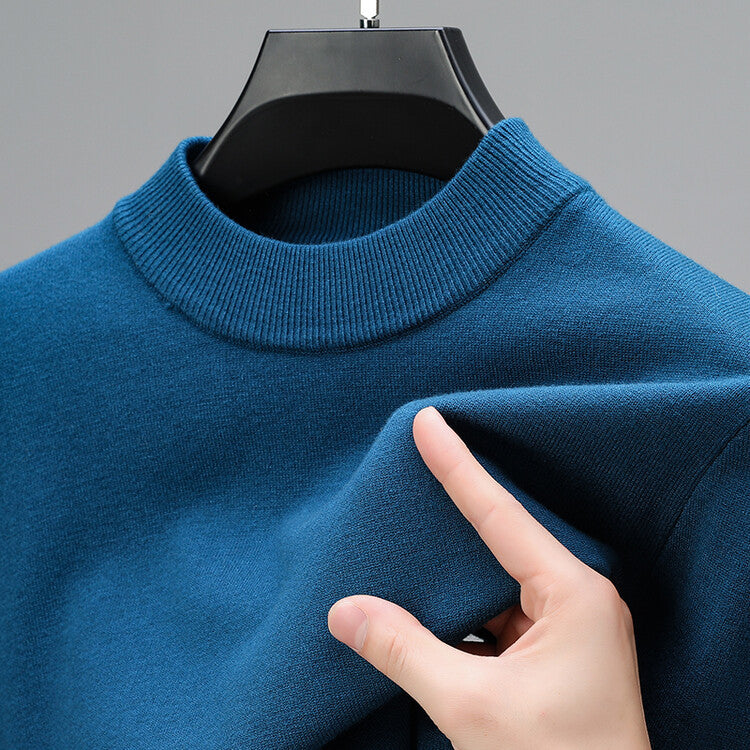 Drune | Kaschmirpullover für Herren - Eleganter Saum, Taillierte Passform