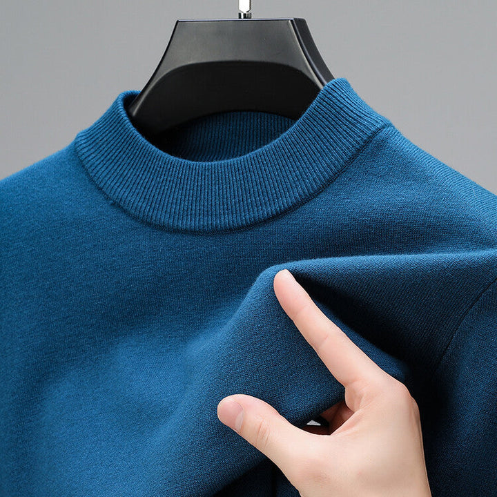 Drune | Kaschmirpullover für Herren - Eleganter Saum, Taillierte Passform