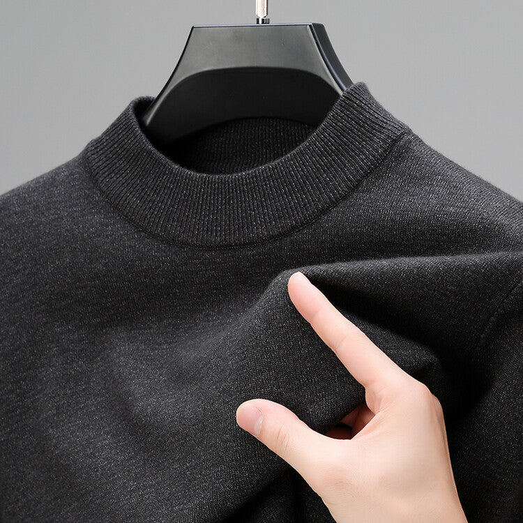 Drune | Kaschmirpullover für Herren - Eleganter Saum, Taillierte Passform