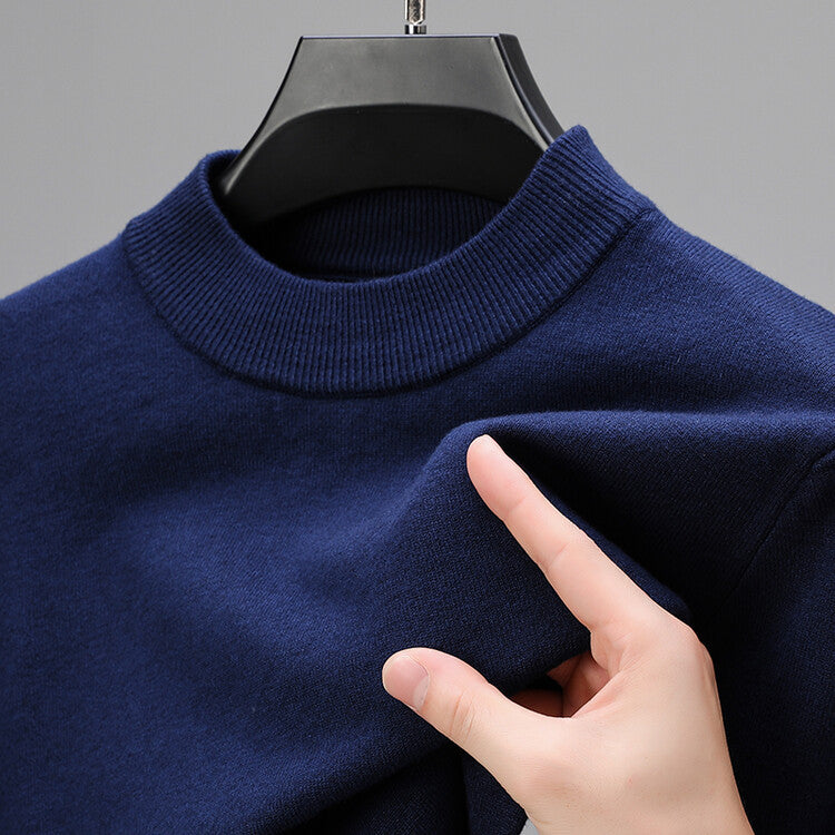 Drune | Kaschmirpullover für Herren - Eleganter Saum, Taillierte Passform