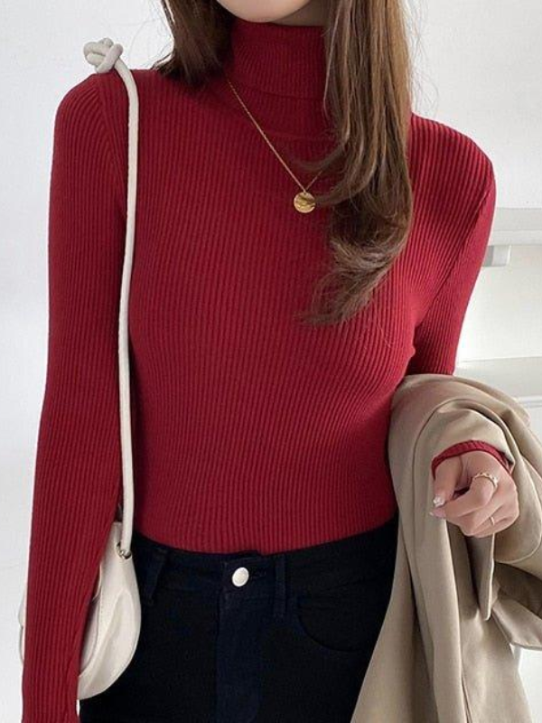 Drune | Kaschmir Rollkragenpullover für Frauen Schwarz