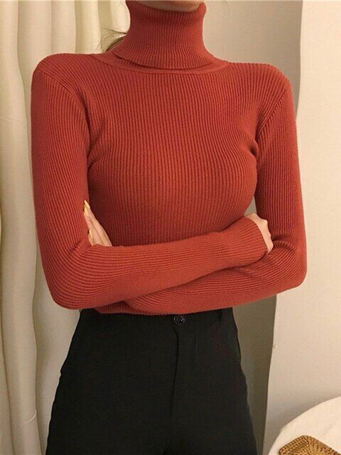 Drune | Kaschmir Rollkragenpullover für Frauen Schwarz