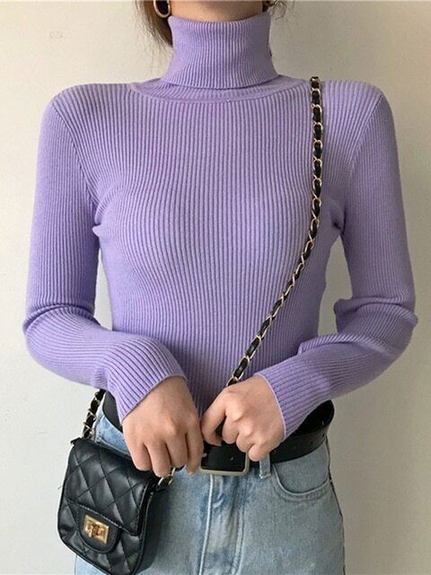Drune | Kaschmir Rollkragenpullover für Frauen Schwarz
