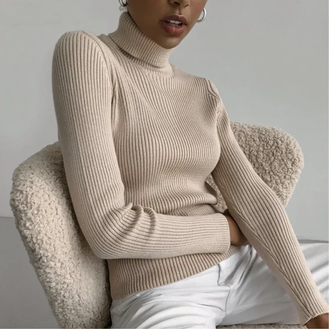 Drune | Kaschmir Rollkragenpullover für Frauen Schwarz